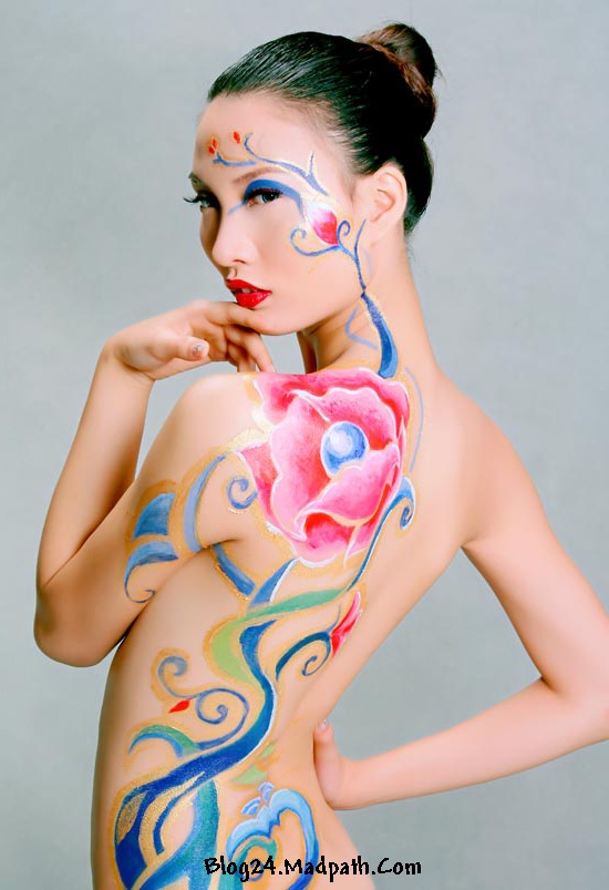 ... ảnh đẹp, hình ảnh về 9X <b>Lâm Uyên</b> khỏa thân cho body painting!, - 9x-lam-uyen-khoa-than-cho-body-painting-6